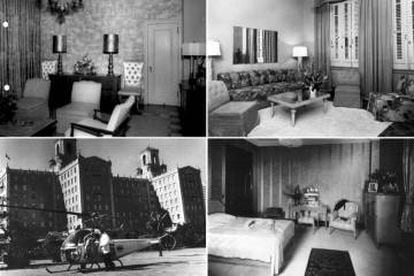 Detalles del hotel Nacional en los años cincuenta.
