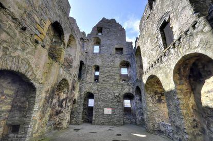 Castillo de Scalloway, construido en 1600 por el conde Patrick Stewart.
