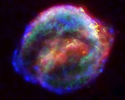 Remanente de la supernova de Kepler, en la constelación de 'Ofiuco'.