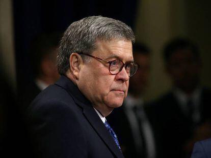 El fiscal general de EE UU, William Barr.