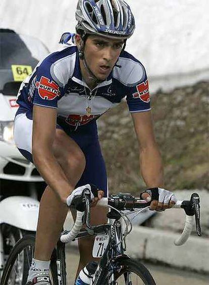 Alberto Contador, en la Vuelta a Suiza de 2006.