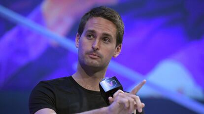 Evan Spiegel, fundador y consejero delegado de Snap, en un acto de junio de 2022 en París.