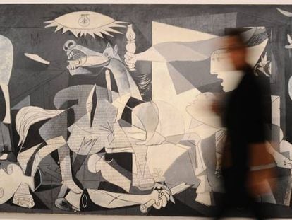 El ‘Guernica’ se expone en el Museo Reina Sofía.