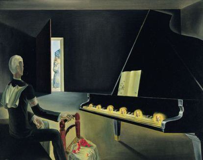 Hallucination partielle. Six images de Lénine sur un piano, 1931.