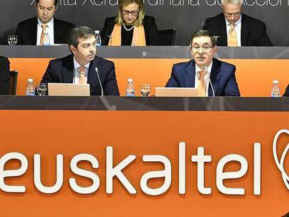 Imagen de la &uacute;ltima junta de accionistas celebrada por Euskaltel.