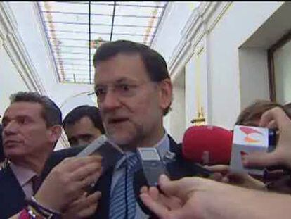 Rajoy valora el apoyo del Congreso a la reforma laboral