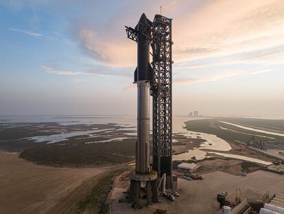 Imagen del anterior Starship de SpaceX.