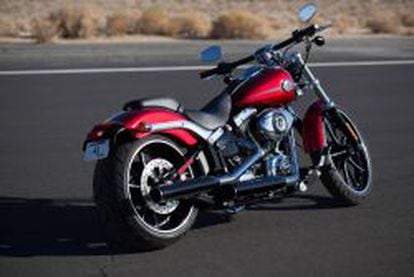 Una motocicleta Harley-Davidson