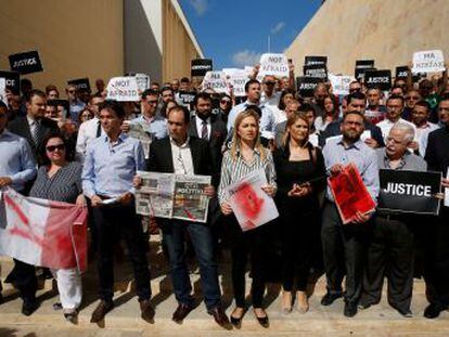 Los tres hijos de Daphne Caruana Galizia piden la dimisión del primer ministro Joseph Muscat