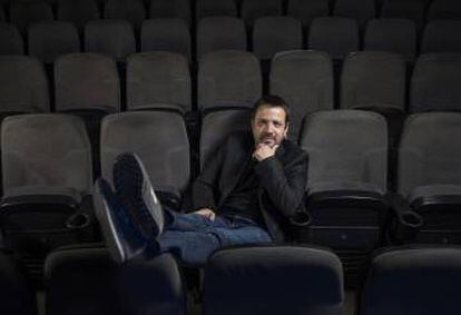 El director, Hugo Prata, antes de la inauguración del festival Novocine el 22 de noviembre en Madrid.