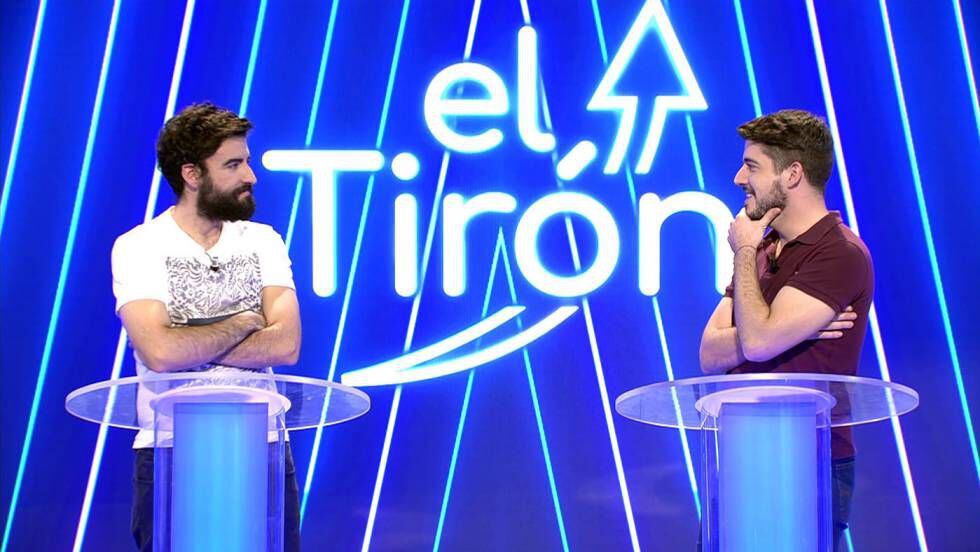 Rafa Castaño y David Leo, concursantes de 'El tirón' en Telecinco y exparticipantes de 'Saber y ganar'.