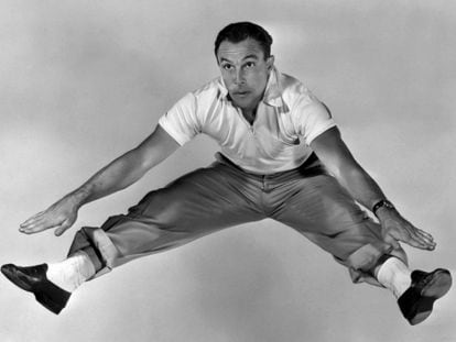 El genial y atl&eacute;tico bailar&iacute;n Gene Kelly.