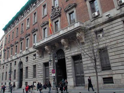 Sede del ministerio de Hacienda en Madrid.