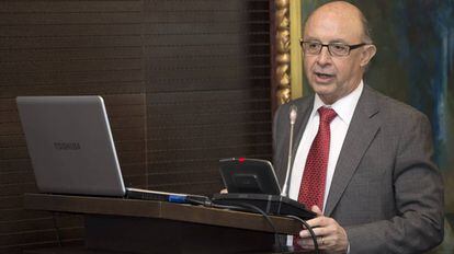 El ministro de Hacienda, Cristóbal Montoro.