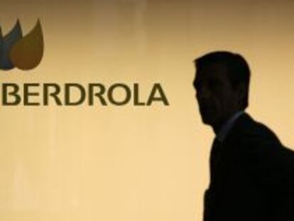 Logotipo de la compa&ntilde;ia el&eacute;ctrica Iberdrola.