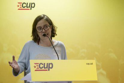 La diputada de la CUP, Eulàlia Reguant, en una foto de archivo.