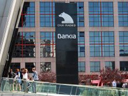 Imagen de la sede de Bankia, en Madrid.