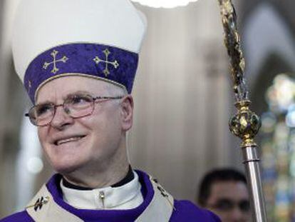 El arzobispo de Sao Paulo, el cardenal Odilo Scherer, ayer en Sao Paulo.