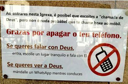Si quieres ver a Dios, mándale un 'whatsapp' mientras conduces” | Diario De  España | EL PAÍS