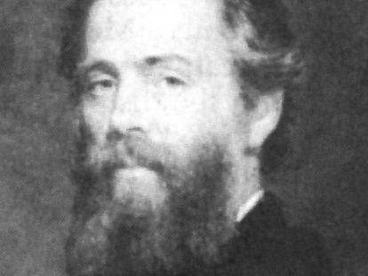 El escritor estadounidense Herman Melville.