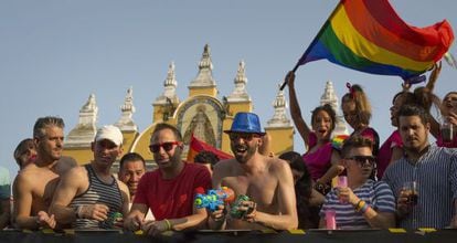 Celebración del Día del Orgullo Gay en Sevilla, el 30 de junio del año pasado.