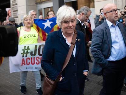 La eurodiputada Clara Ponsatí, este martes en Barcelona.