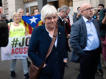 La eurodiputada Clara Ponsatí, este martes en Barcelona.