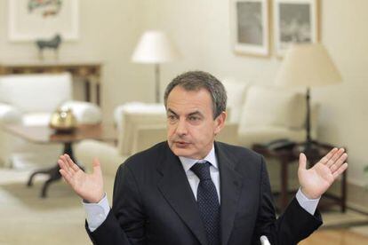 Entrevista al presidente del Gobierno, José Luis Rodríguez Zapatero.