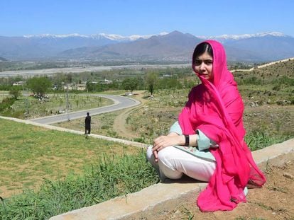 Malala Yousafzai es fotografiada en Swat (Pakistán), el sábado.