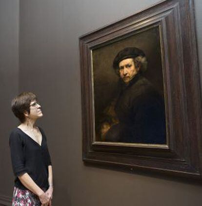 Betsy Wieseman, en la muestra sobre Rembrandt.