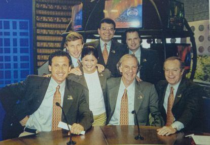 José Ramón Fernández with guests such as Jorge Valdano, Emilio Butragueño and César Luis Menotti.