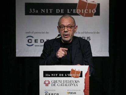 Lluís Pasqual, al recibir el Premio Atlántida.