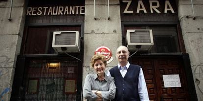 Inés y Jorge, los dueños del restaurante cubano Zara.