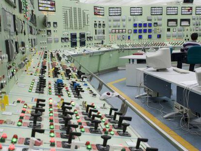 Interior de la central nuclear de Garoña