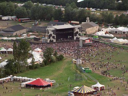 Vista aérea del Festival Doctor Music en su primera edición.