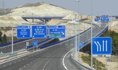 Tramo del Cuarto Cintur&oacute;n de circunvalaci&oacute;n de Zaragoza.