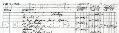 Anotaciones de la contabilidad interna de los tesoreros del PP entre 1990 y 2009, que reflejan pagos periódicos, trimestrales o semestrales a la cúpula del Partido Popular.