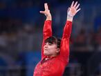 Tokyo 2020 Olympics - Gymnastics - Artistic - Women's Vault - Final - Ariake Gymnastics Centre, Tokyo, Japan - August 1, 2021.  Alexa Moreno of Mexico in action on the vault. REUTERS/Lindsey Wasson