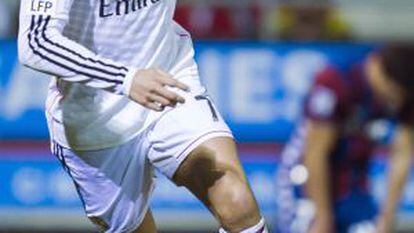 Cristiano celebra un gol ante el Eibar