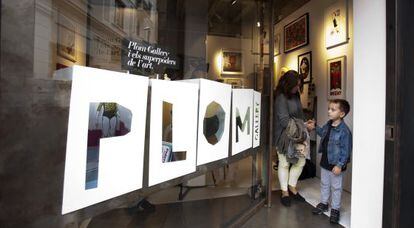 La galer&iacute;a Plom Gallery, en la calle de S&eacute;neca de Barcelona.