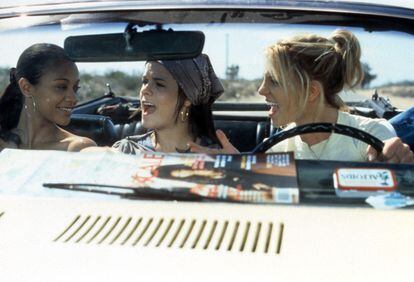 Zoe Saldana, Taryn Manning y Britney Spears, en una escena de la película 'Crossroads'.