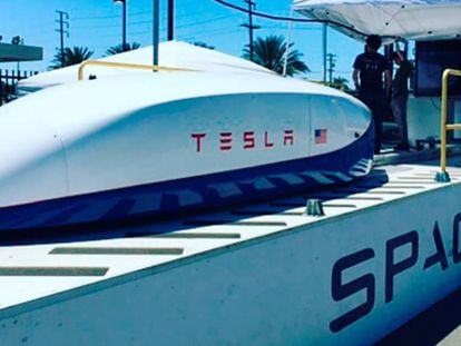 La cápsula Hyperloop de Tesla bate un nuevo récord de velocidad