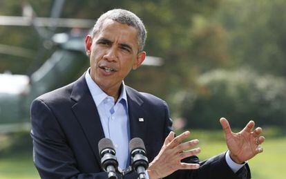 El presidente Barack Obama habla sobre Irak desde la Casa Blanca