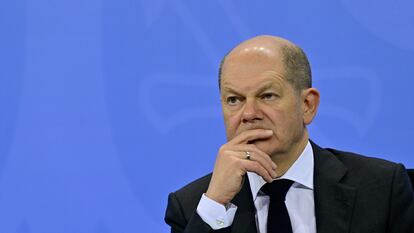 Olaf Scholz, el pasado jueves.