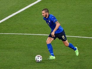 Leonardo Bonucci, durante el Italia-Suiza de la Eurocopa.