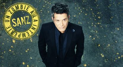 El cantante Alejandro Sanz, autor de 'Un zombie a la intemperie'.