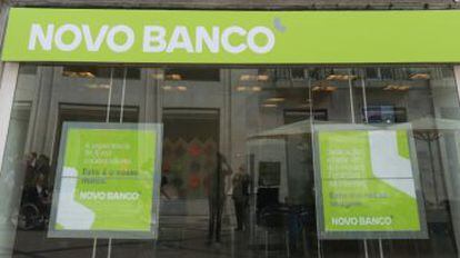 Sucursal de Novo Banco en Lisboa.