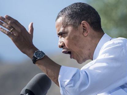 El presidente Barack Obama durante un mitin en Colorado este jueves 