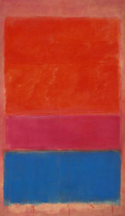 'Royal red and blue', de Rothko.