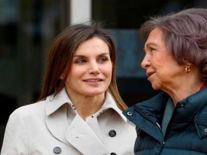 El nuevo gesto de la Reina Letizia con Doña Sofía.